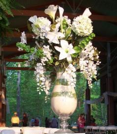 Large White Floral Wedding Centerpiece