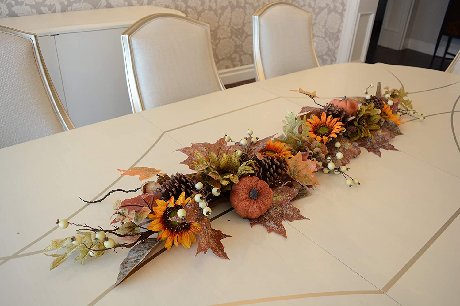 30 Inch Fall Table Wreath