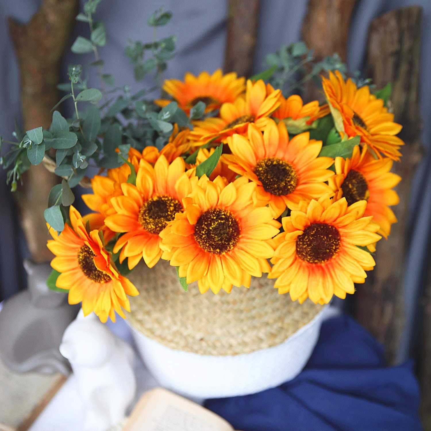 Artificial Sunflowers Wedding Floral Arrangement