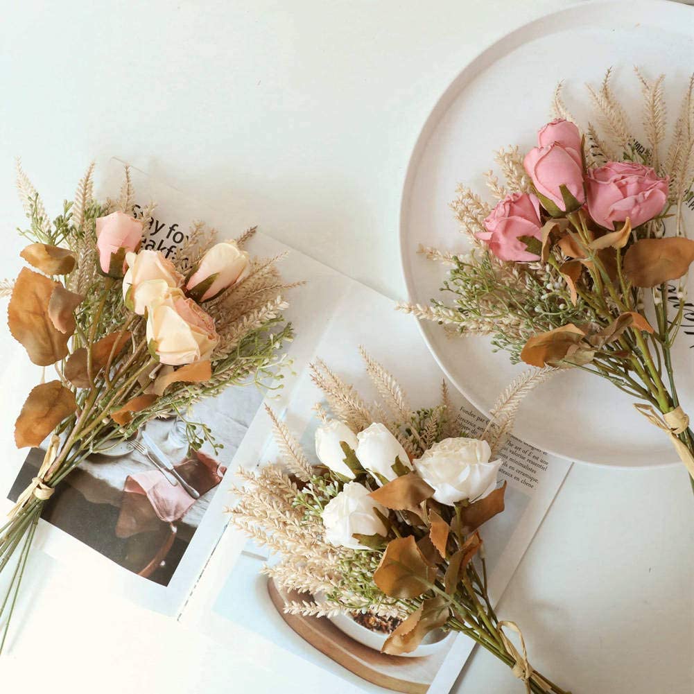 Artificial Dried Flowers  Arrangements Wedding Decor