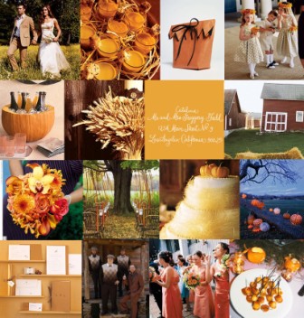 fall wedding colors, autumn wedding colors, fall wedding inspiration board, autumn wedding collage