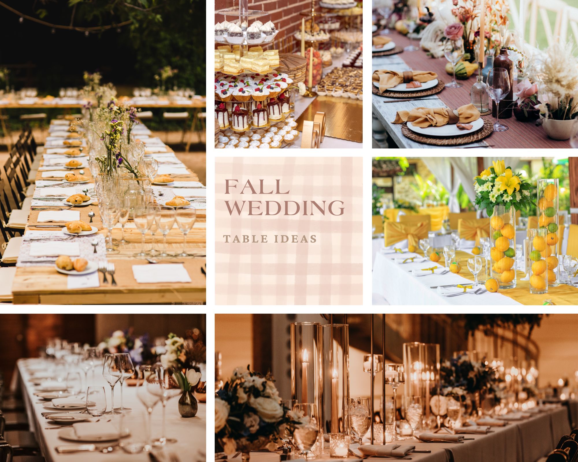 Fall Wedding Table Ideas Inspiration Board