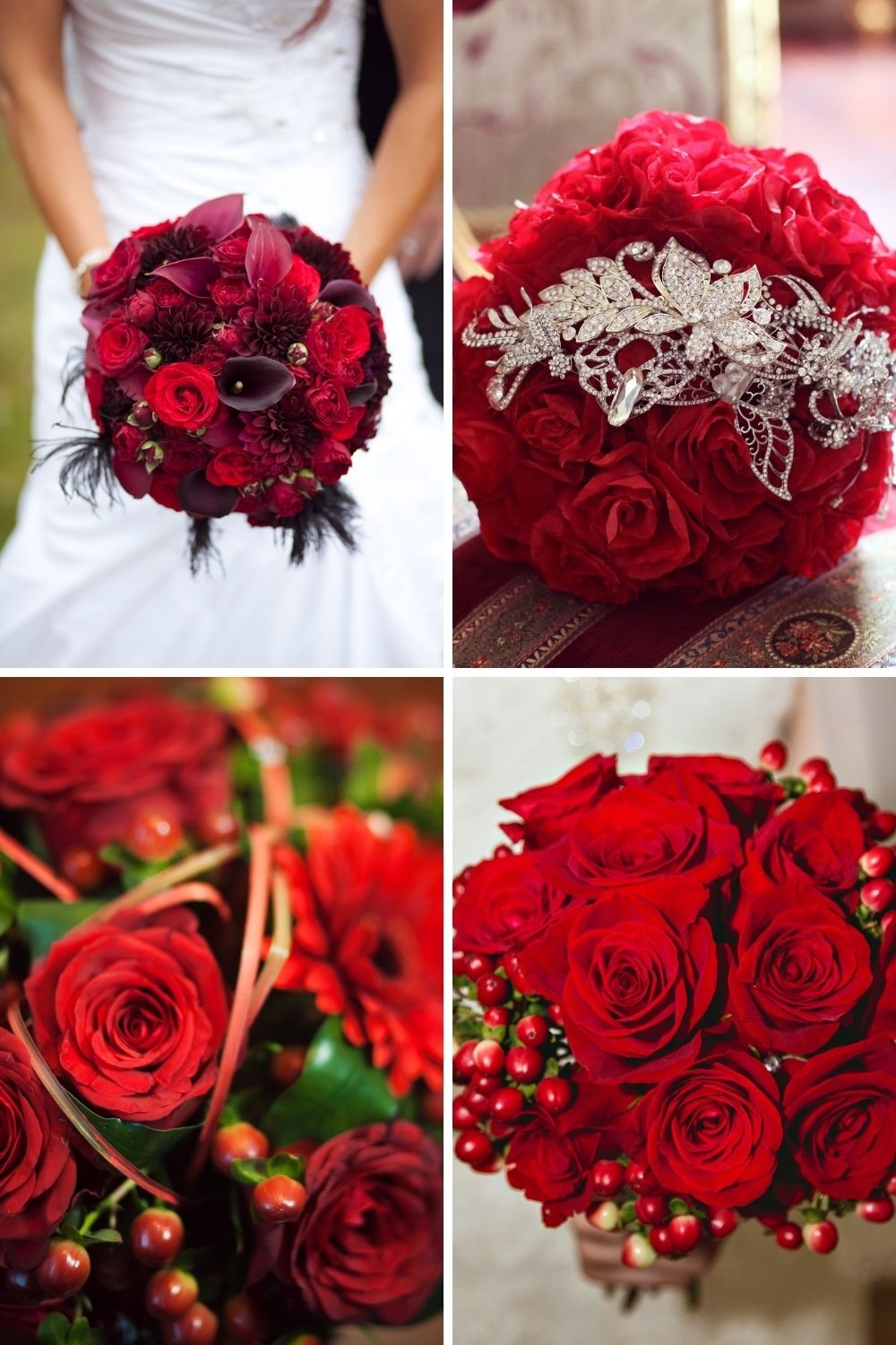 fall wedding themes, fall weddings, red wedding bouquets, red bridal bouquets, fall wedding bouquets, autumn wedding bouquets