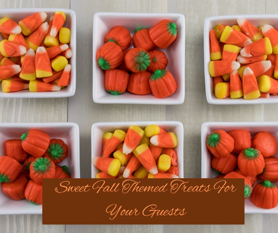 Food Wedding Centerpieces - Sweet Fall Themed Treats For Your Guests