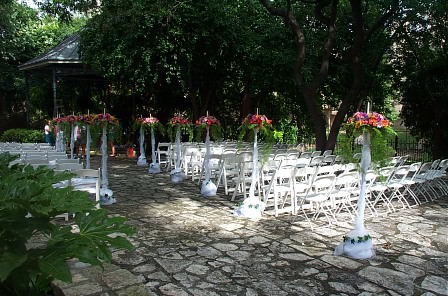 garden wedding decoration, garden wedding ceremony