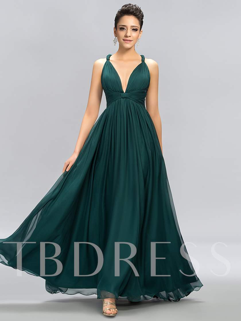 green bridesmaid dresses, green bridesmaid gowns, Criss-Cross Straps Ruched Empire Waist Bridesmaid Dress