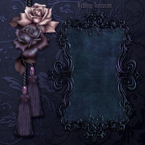 Halloween Wedding Invitations, Dark Gothic Wedding Invitation, Gothic Wedding Invitations, Dark Wedding Invitations