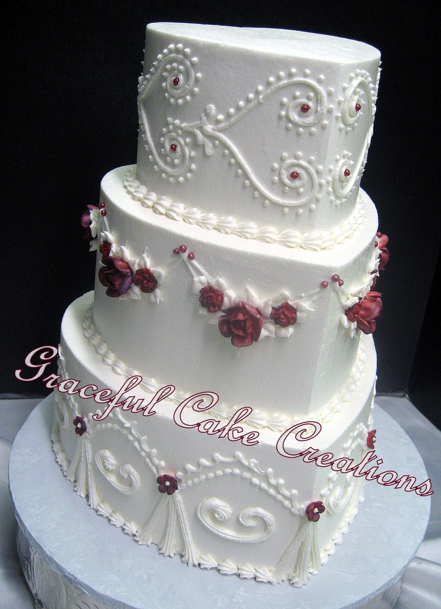 heart shaped wedding cakes, wedding cakes, wedding cake ideas, heart wedding cakes, romantic wedding cakes