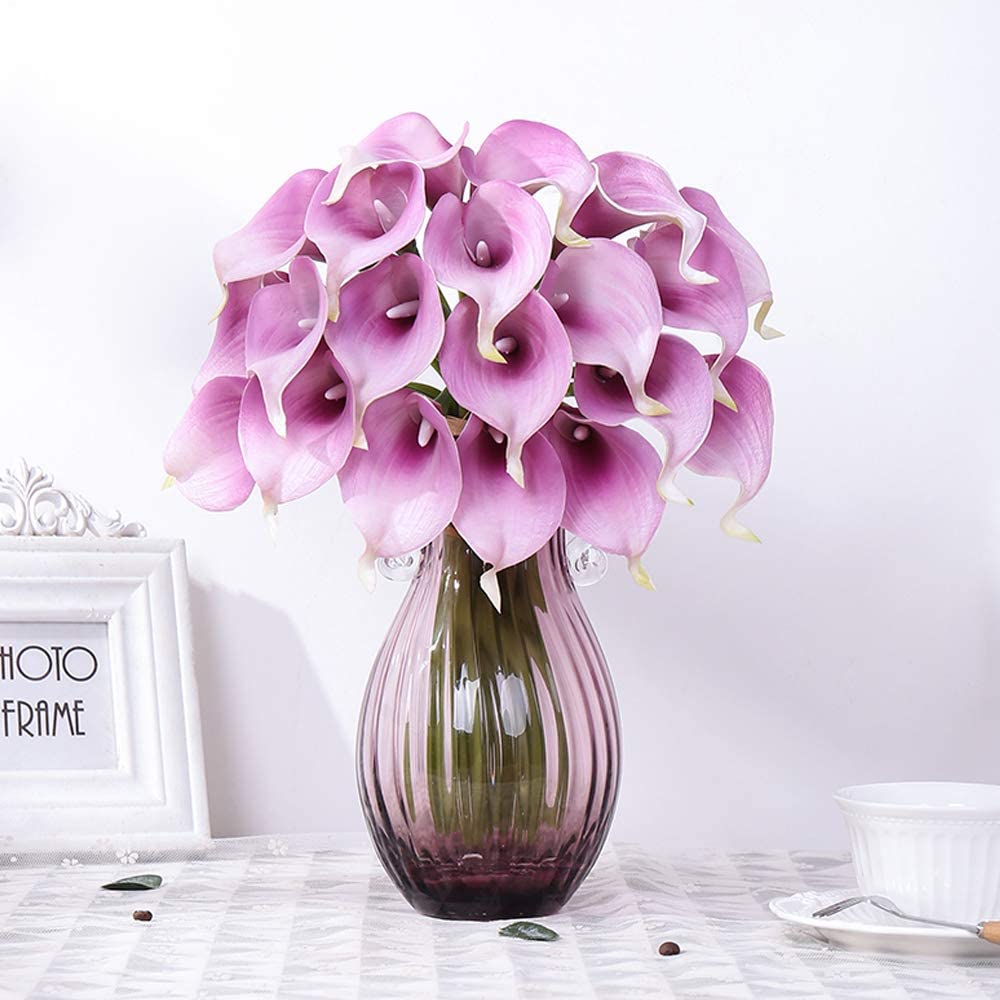 Purple Calla Lily Artificial Flowers