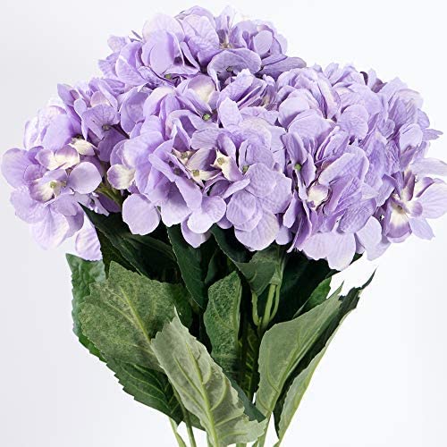 Lilac Hydrangea Silk Flowers - DIY Wedding centerpieces and decorations