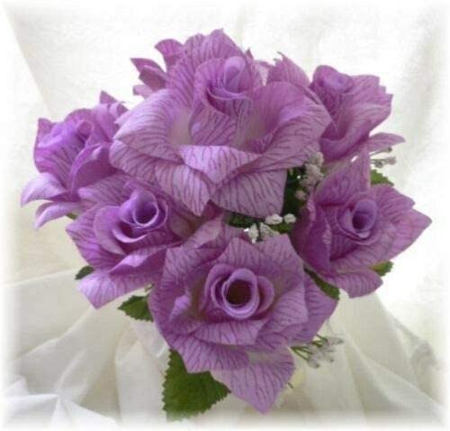 Lavender Lilac Wedding Rose Bouquet