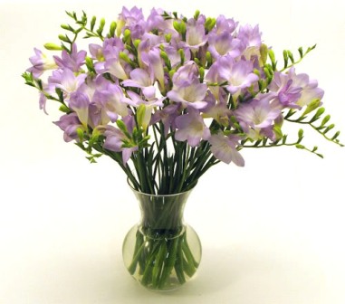 Purple and Green Wedding Floral Centerpiece