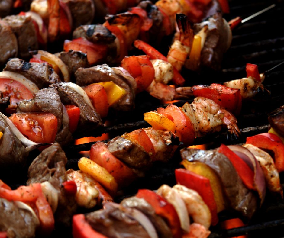 Meat and Veggie Kabobs