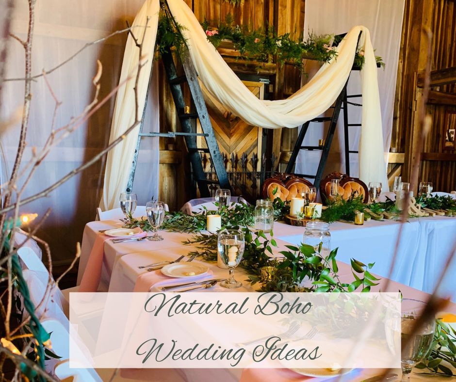 Natural Boho Wedding Ideas
