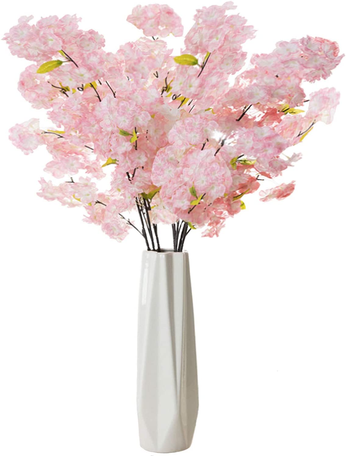 Artificial Pink Cherry Blossom Flowers For Wedding Centerpieces