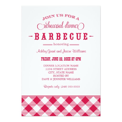 rehearsal dinner invitations, rehearsal dinner stationery, bbq rehearsal dinner invitations, barbecue rehearsal dinner invitations