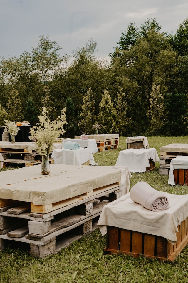 Rustic Outdoor BBQ Engagement Party