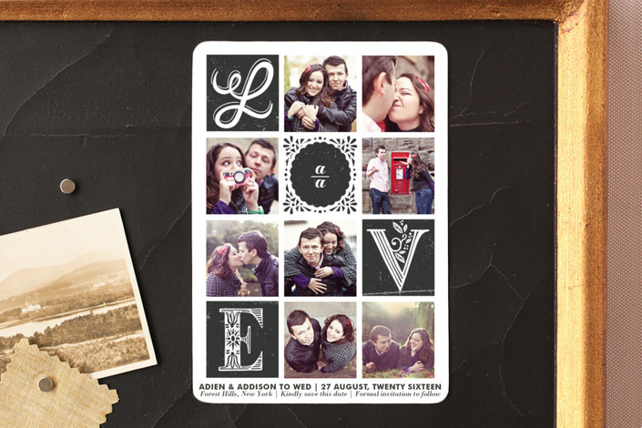 Save the date, save the date Love Stories, save the date photo magnet