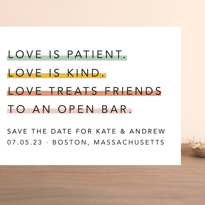 save the date, Love is...save the date cards, modern save the date cards