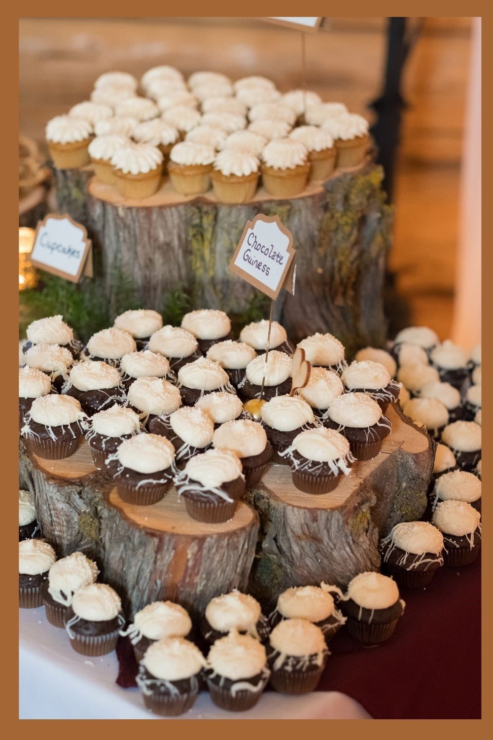 small wedding ideas, rustic wedding cupcakes, wedding cupcake ideas