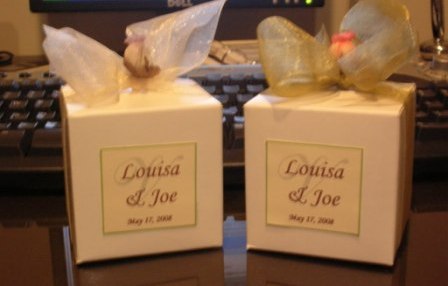 small wedding ideas, candle wedding favors, pretty wedding favors