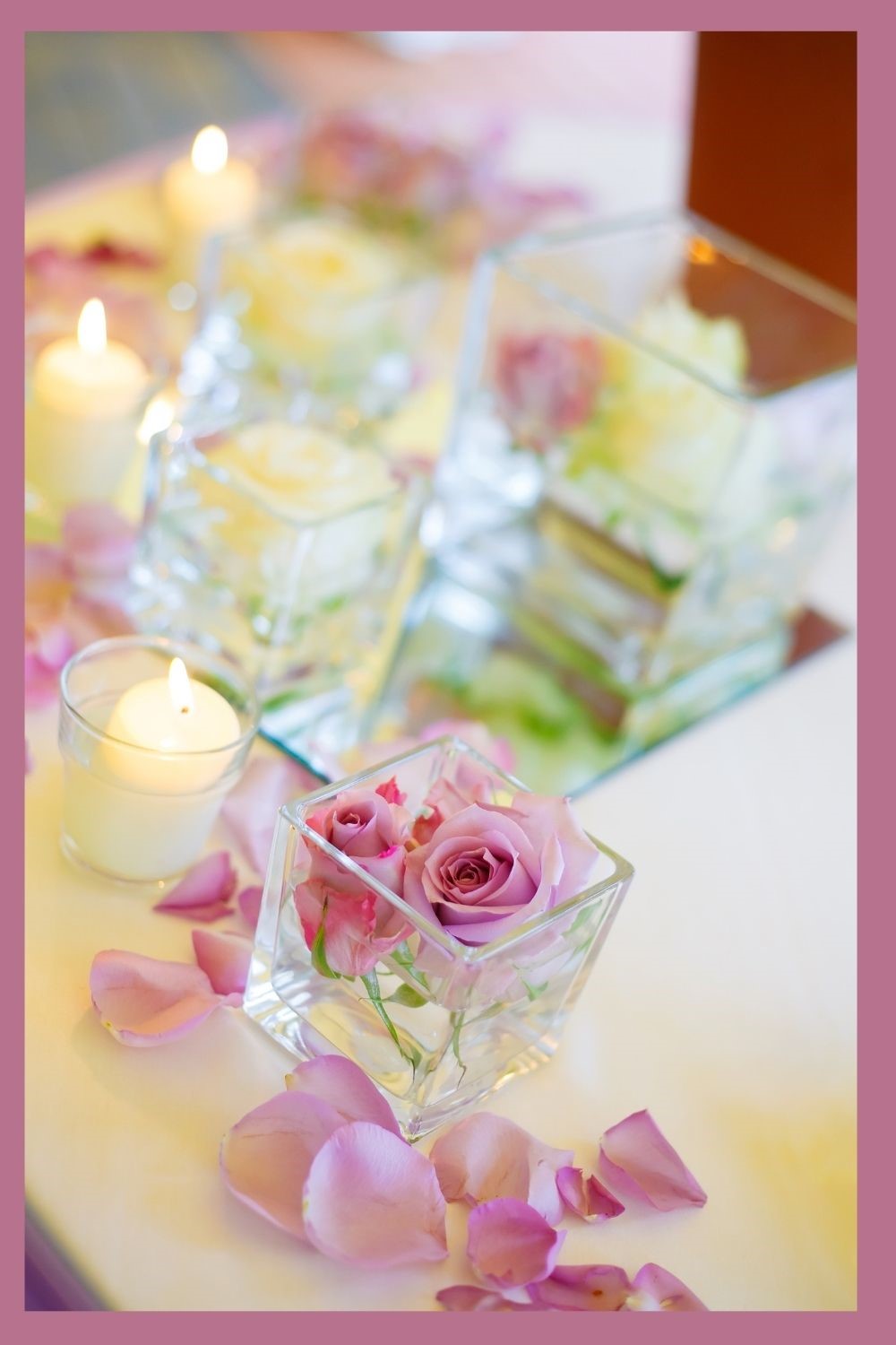 small wedding ideas, pink and yellow decorations, pink and yellow wedding centerpiece