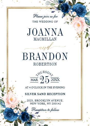 spring wedding themes, Navy Blue Blush Pink Rose Boho Geometric Wedding Invitation, Spring Wedding Invitations, Spring Wedding Stationery