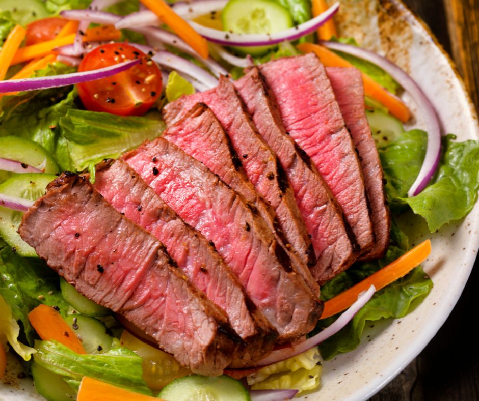 Steak and Salad