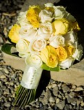White and Yellow Wedding Bouquet