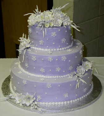 summer wedding cake, lilac wedding cake, purple floral wedding cake, lavender wedding cake