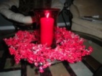 summer wedding colors, red wedding centerpiece, red wedding decorations