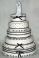 summer wedding colors, black and white wedding cake, white and black wedding cake
