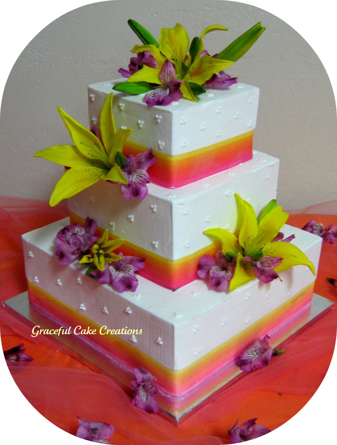 tropical wedding cakes, tropical wedding cake ideas, wedding cakes, wedding cake ideas