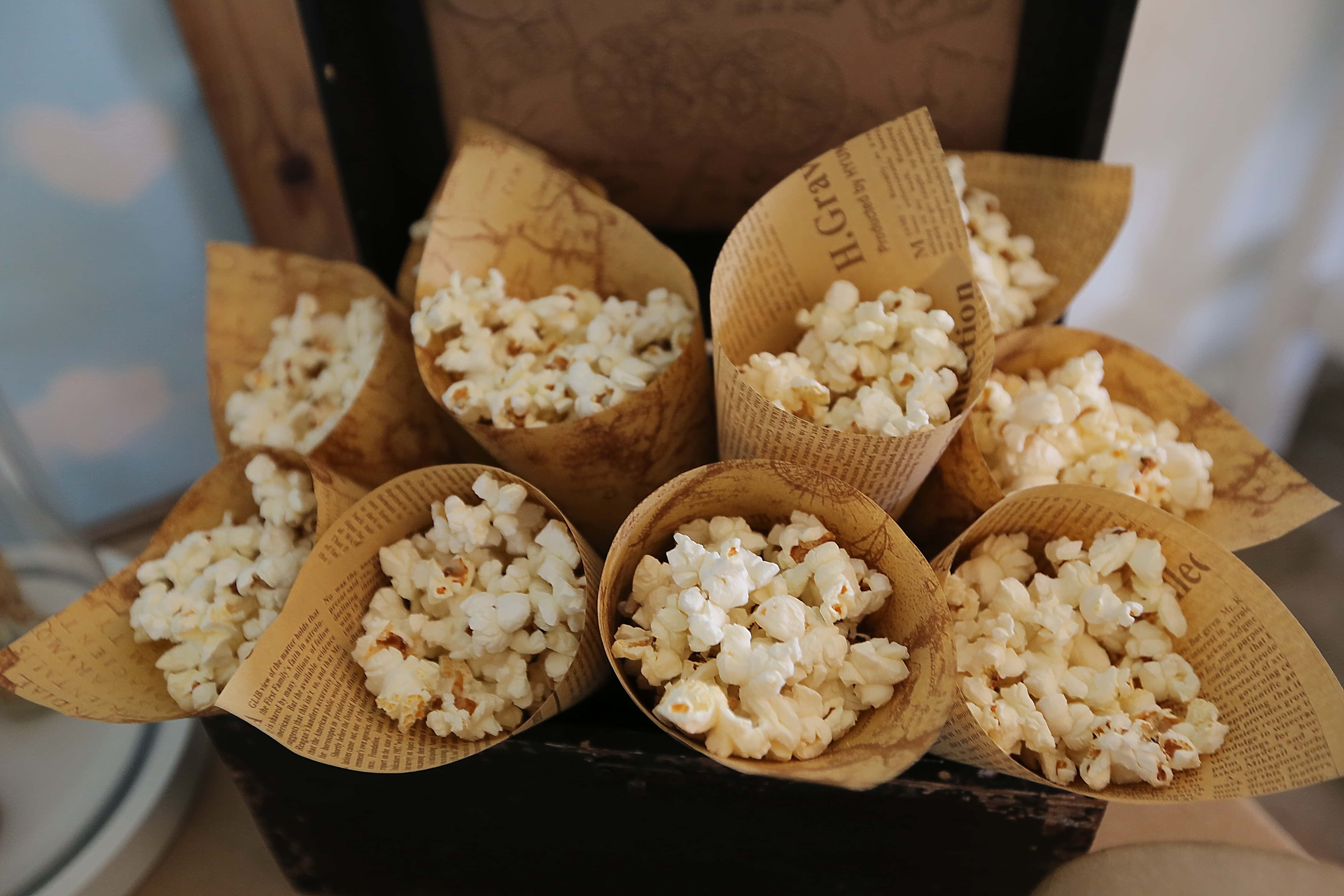 Wedding Popcorn Bags