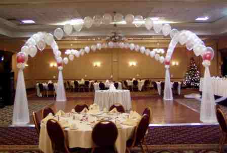 wedding reception decorations balloons, balloons for wedding receptions, balloon wedding arch
