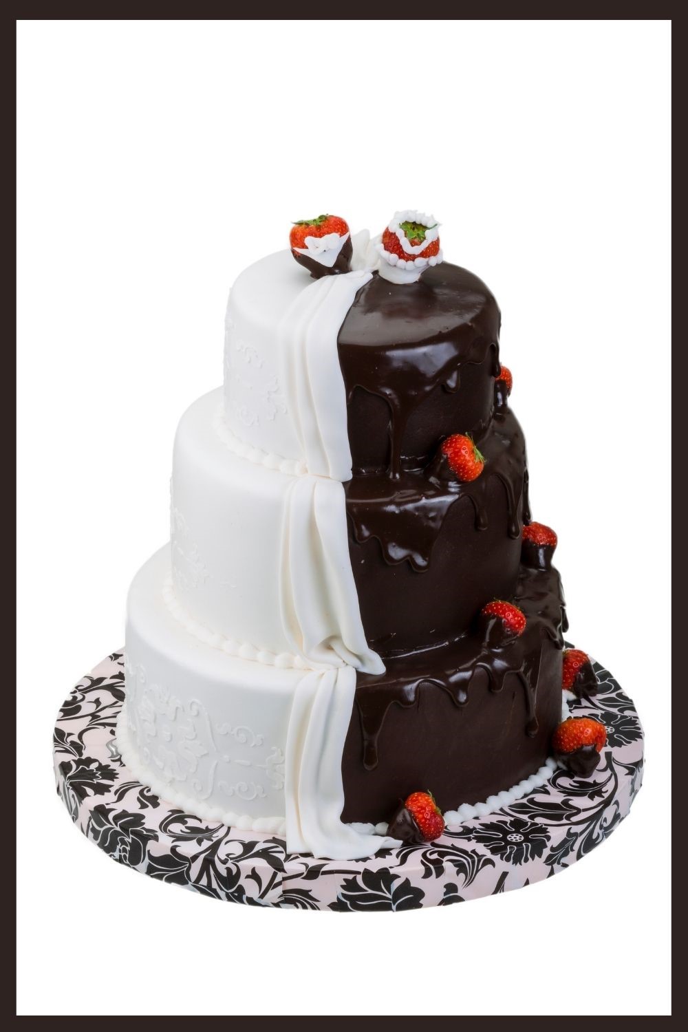 wedding cake, wedding cake ideas, wedding cake inspiration, wedding cake photos, black and white wedding cake
