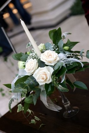 wedding centerpiece ideas, candle wedding centerpieces, white candle wedding centerpieces