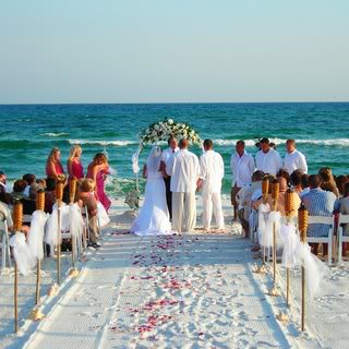 wedding ceremony, beach wedding ceremony