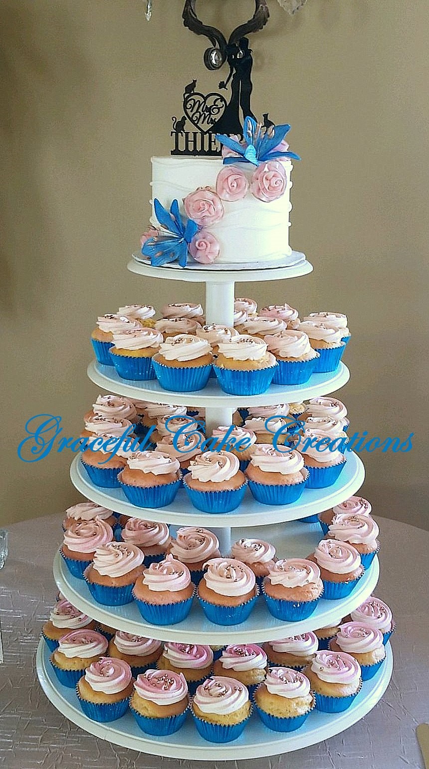 wedding cupcakes, wedding cupcake ideas, tiered cupcakes, wedding dessert ideas
