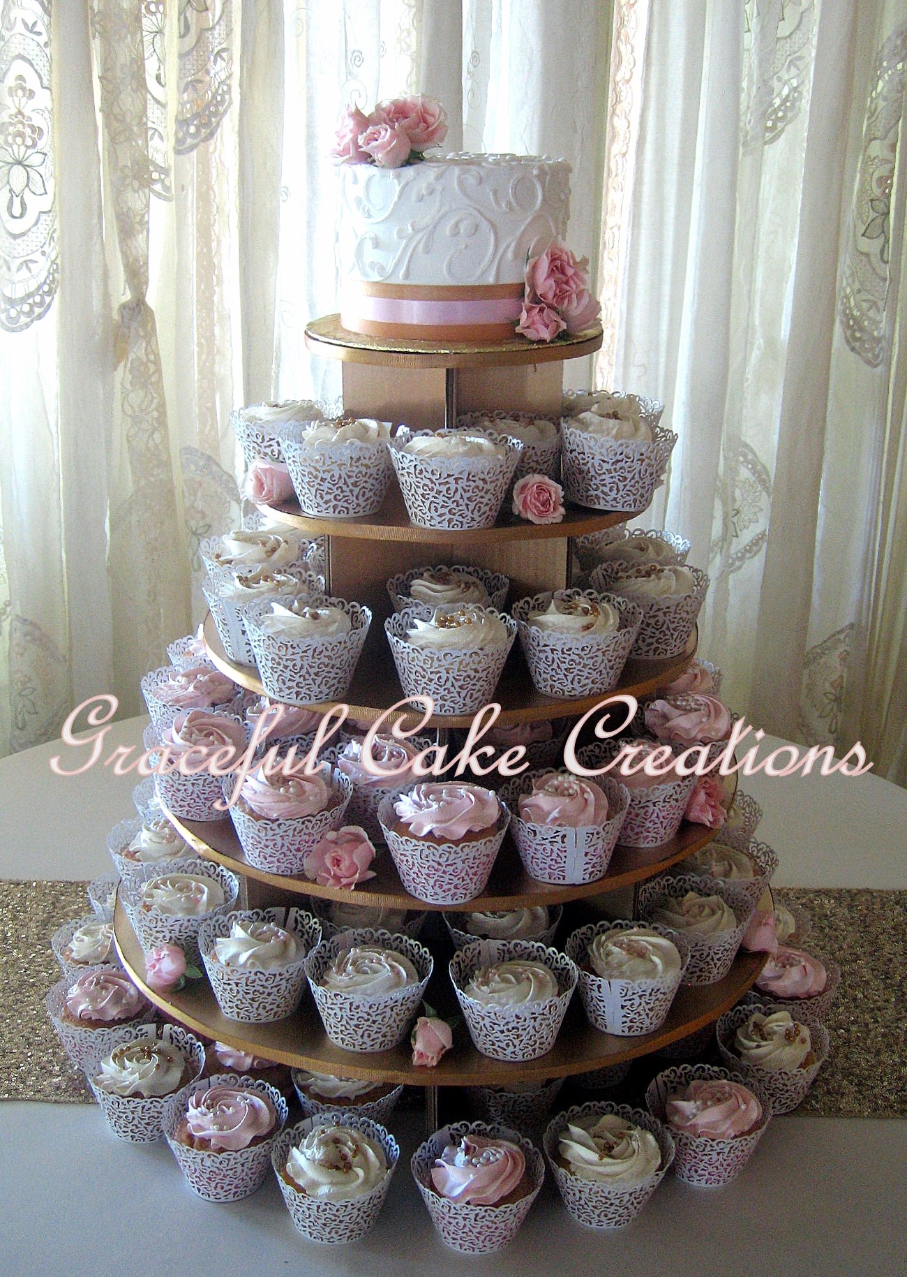 wedding cupcakes, wedding cupcake ideas, tiered cupcakes, wedding dessert ideas