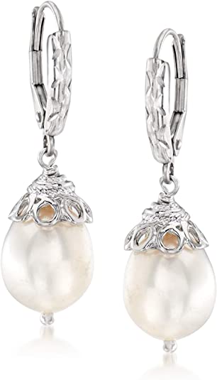 Pearl Earrings in Sterling Silver