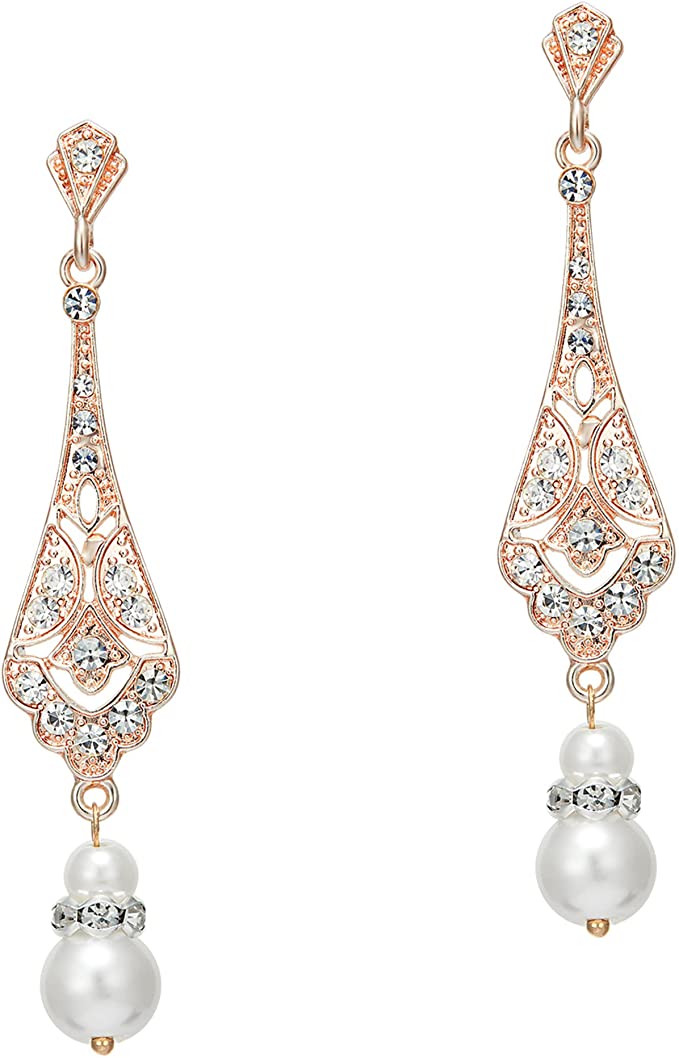 1920s Flapper Art Deco Gatsby Earrings