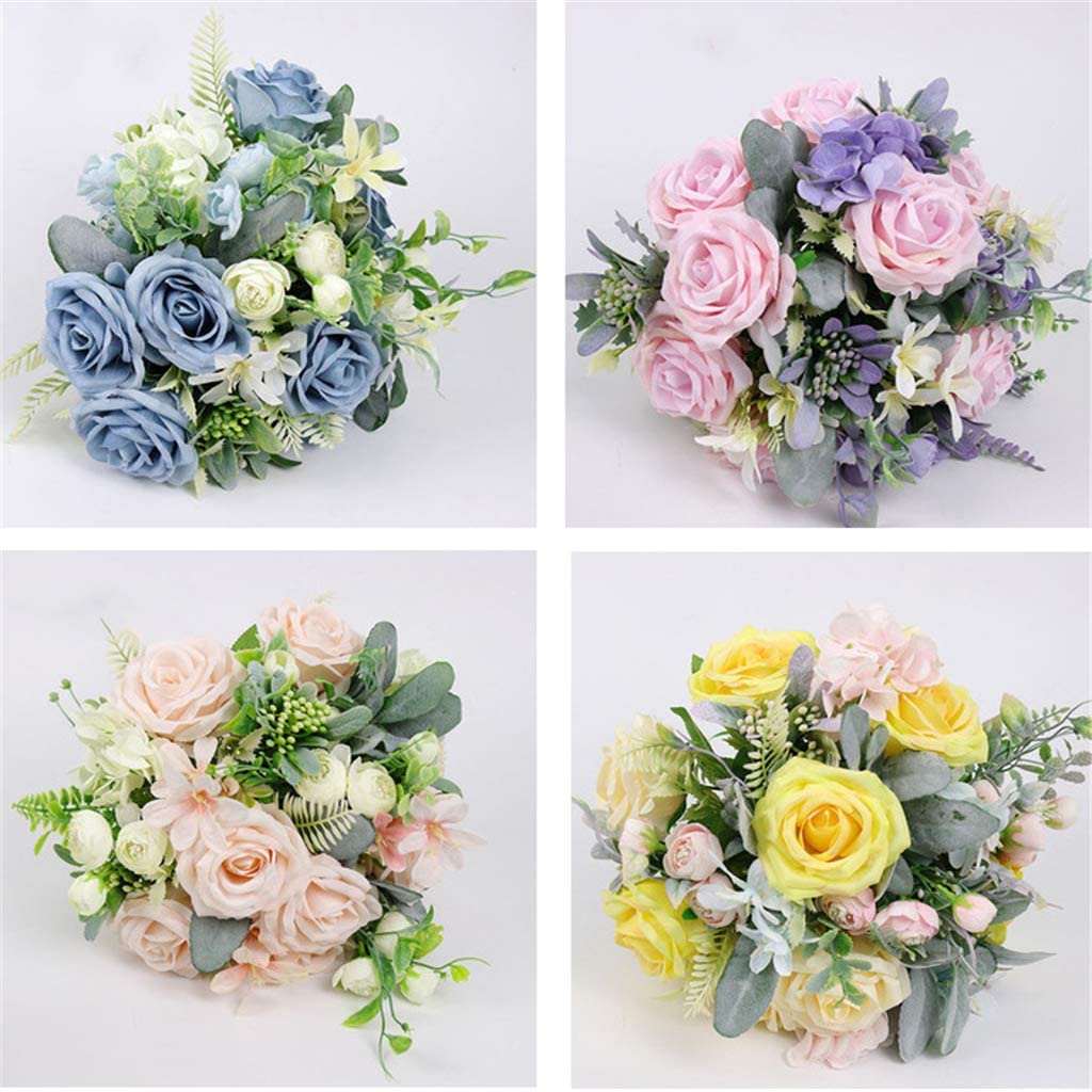 Beautiful Rose & Peony Mix Flowers Bridal Bouquets