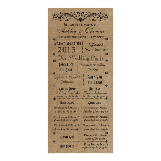 wedding programs, wedding program, wedding program ideas, rustic wedding programs, unique wedding programs