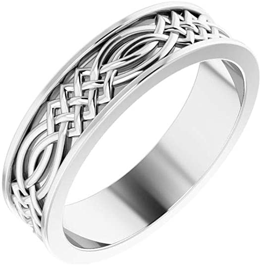 wedding rings, wedding bands, wedding ring ideas, wedding band ideas, 6mm Celtic-Inspired Wedding Band Ring