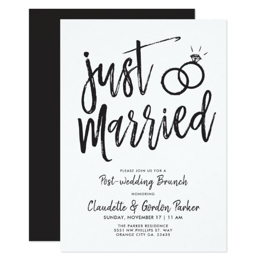Wedding Stationery, Wedding Announcement, Just Married Stationery