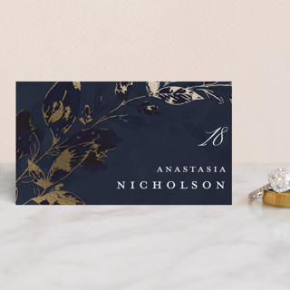 Wedding Place Cards, Wedding Placement Tags, Blue Wedding Place Card