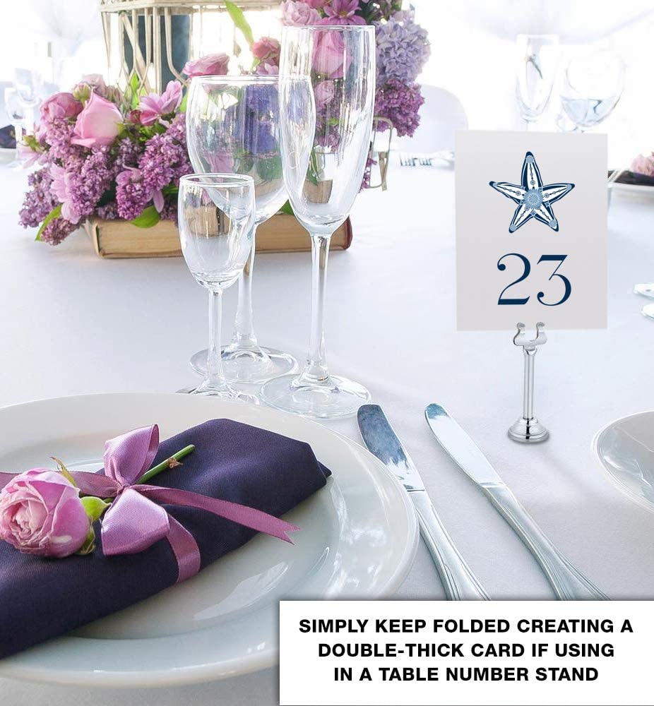 Starfish Wedding Table Numbers