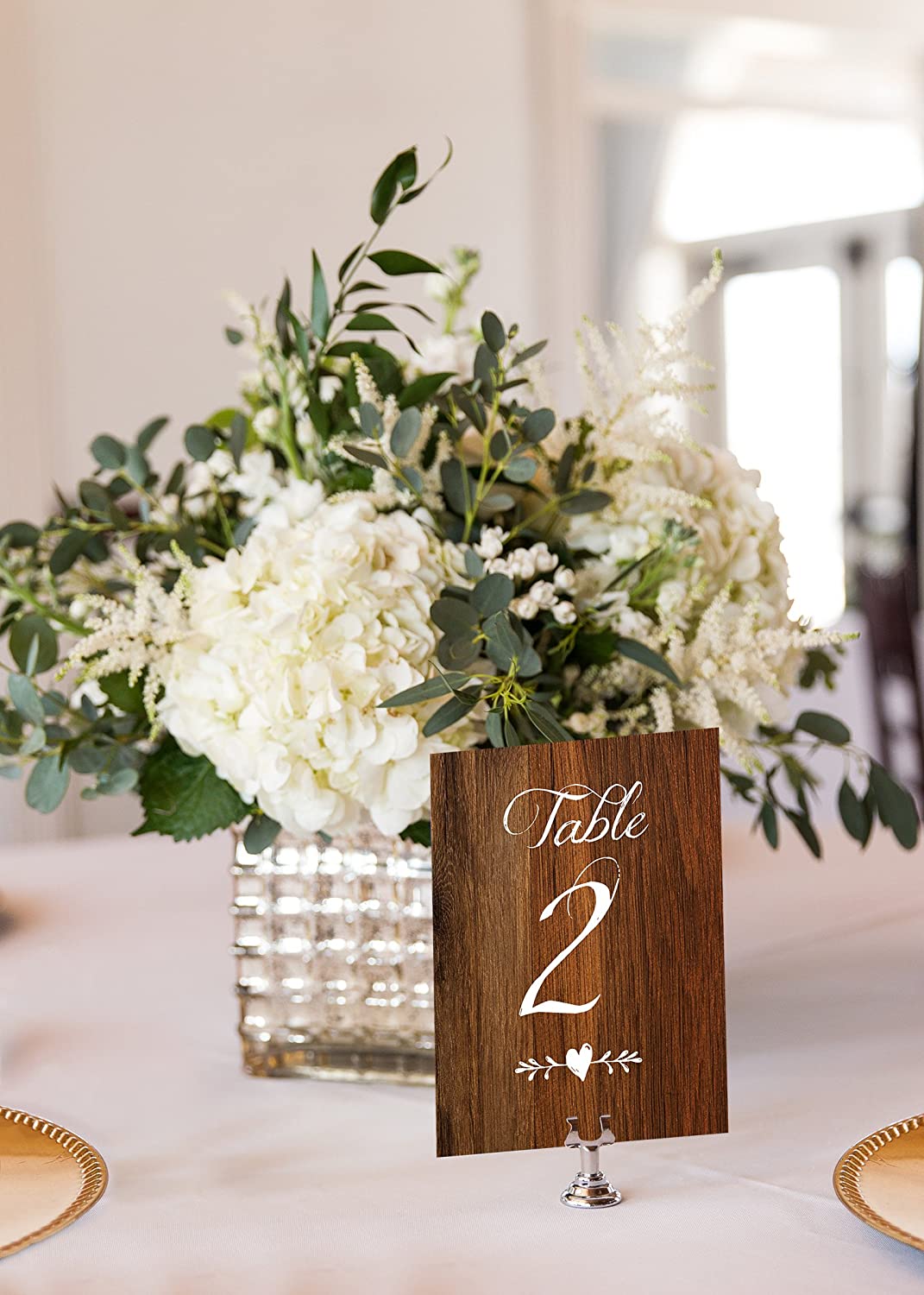 Rustic Wedding Table Numbers