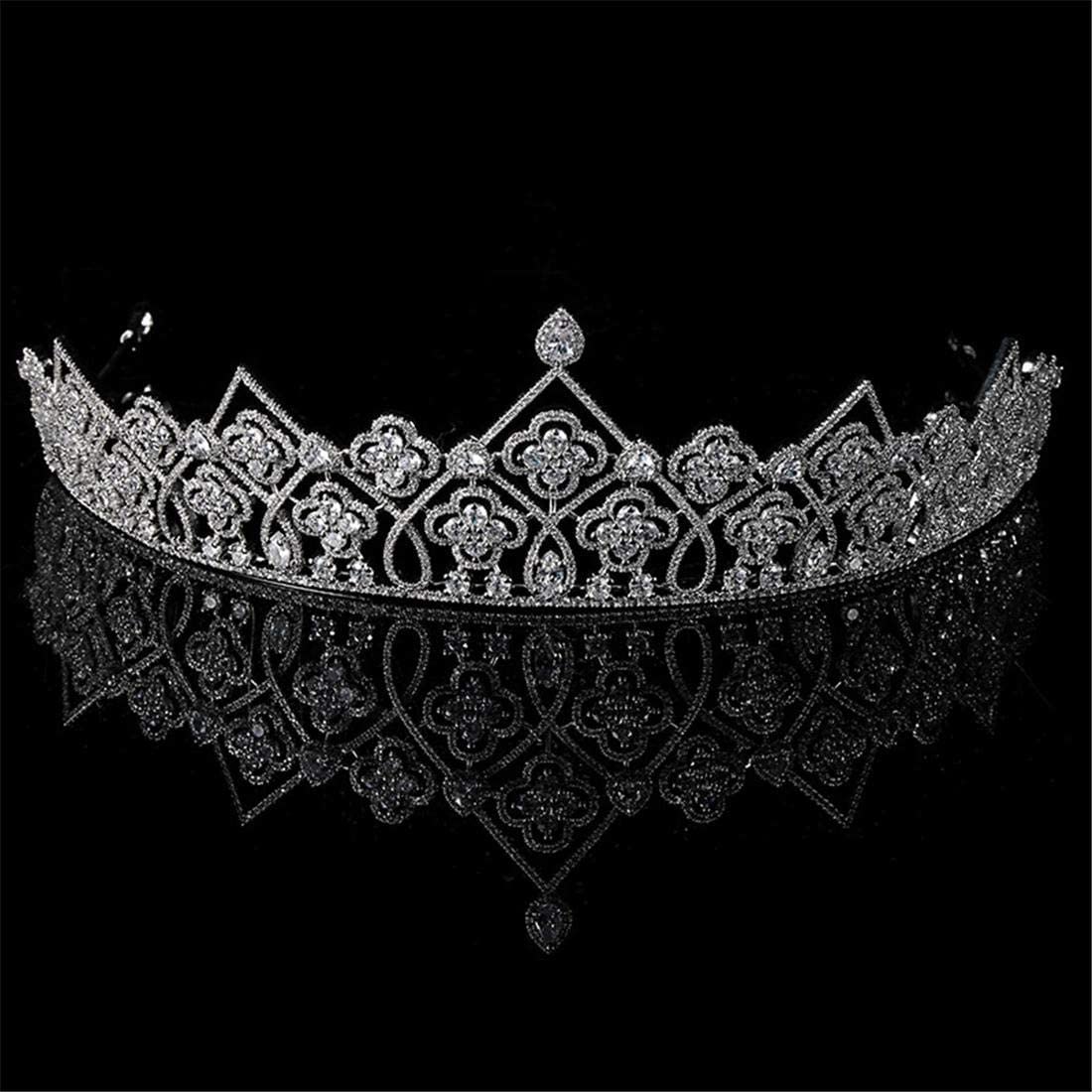 Rhinestone Tiara Micro-inlaid Zircon